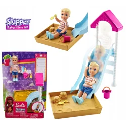 LALKA BARBIE AKCESORIA SPACEROWE Z LALECZKĄ MATTEL 3+