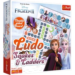 DISNEY FROZEN 2 LUDO WĘŻE I DRABINY GRA PLANSZOWA TREFL 4+