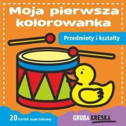 PRZEDMIOTY I KSZTAŁTY. MOJA PIERWSZA KOLOROWANKA