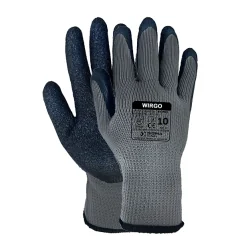 RĘKAWICE ROBOCZE WIRGO LTX SZARO-CZARNE R.10 – POLIESTROWE POWLEKANE LATEKSEM