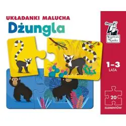 PUZZLE KAPITAN NAUKA UKŁADANKI MALUCHA DŻUNGLA EDGARD 1+