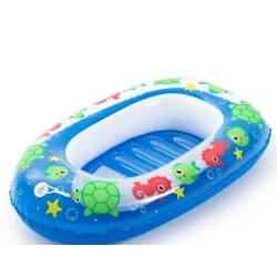 DMUCHANY PONTON ŁÓDKA DLA DZIECI BEZPIECZNA ZABAWA W WODZIE BESTWAY 3+