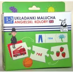UKŁADANKI MALUCHA PUZZLE KAPITAN NAUKA ANGIELSKI KOLORY NAUKA I ROZWÓJ EDGARD 1+
