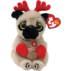 MASKOTKA BEANIE BABIES MITTENS BRĄZOWY PIES 15 CM