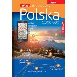 POLSKA. ATLAS SAMOCHODOWY 1:300 000