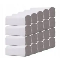 RĘCZNIK PAPIEROWY CLIRO ZZ SZARY 20 x 25 CM 100% MAKULATURA, WYSOKA CHŁONNOŚĆ 12×333 SZT.