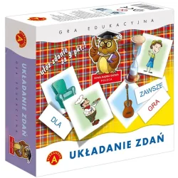 SOWA MĄDRA GŁOWA – UKŁADANIE ZDAŃ GRA EDUKACYJNA ALEXANDER 7+