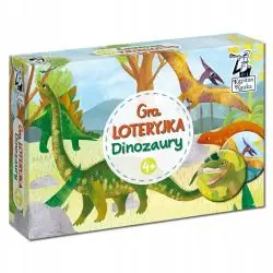 LOTERYJKA DINOZAURY KAPITAN NAUKA GRA DLA DZIECI EDUKACYJNA ZABAWA 4+