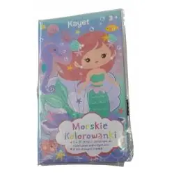 SYRENKA. MORSKIE KOLOROWANKI + KREDKI 3+