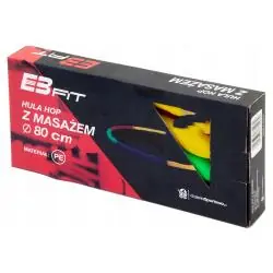 HULA HOP Z WYPUSTKAMI MASUJĄCYMI 80 CM EB FIT