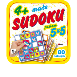 MAŁE SUDOKU 5. KSIĄŻECZKA Z NAKLEJKAMI 4+