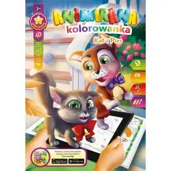 KOT I PIES. ANIMIRANA. KOLOROWANKA