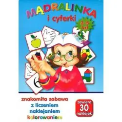 MĄDRALINKA I CYFERKI. KSIĄŻECZKA Z NAKLEJKAMI 3-5 LAT