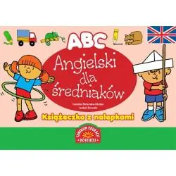 ABC ANGIELSKI DLA ŚREDNIAKÓW. KSIĄŻECZKA Z NALEPKAMI