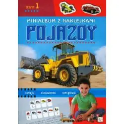 POJAZDY. MINIALBUM Z NAKLEJKAMI
