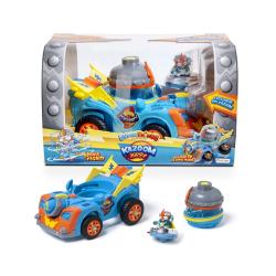 SUPER ZINGS SAMOCHÓD KAZOOM RACER + FIGURKA I KAPSUŁA 3+