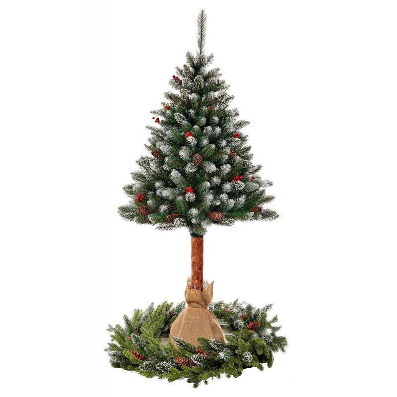 CHOINKA SZTUCZNA ZDOBIONA NA PNIU 150CM - Lupico