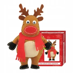 RENIFER DO SAMODZIELNEGO USZYCIA ZESTAW KREATYWNY INCOOD 3+
