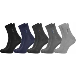 SKARPETY MĘSKIE BAWEŁNIANE WYSOKIE ROZMIAR 43–46 5 PAR