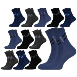 SKARPETY MĘSKIE BAWEŁNIANE WOSOKIE ROZMIAR 40-42 5 PAR