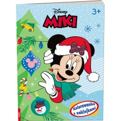 DISNEY MIKI. KOLOROWANKA Z NAKLEJKAMI 3+