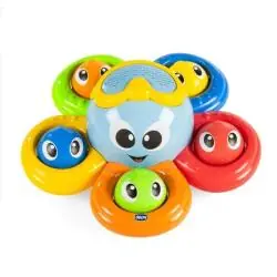 OŚMIORNICZKA BILLY CHICCO – ZABAWKA DO KĄPIELI Z RYBKAMI 6–36M