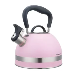 CZAJNIK STALOWY RÓŻOWY 1,8 L NA GAZ I INDUKCJĘ KINGHOFF