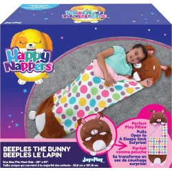 ŚPIWOREK HAPPY NAPPERS BEEPLES BRĄZOWY KRÓLICZEK