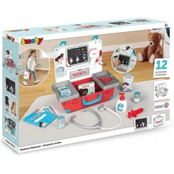 ZESTAW LEKARSKI TORBA MEDYCZNA Z NARZĘDZIAMI SMOBY 3+