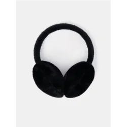 CZARNE NAUSZNIKI ZIMOWE BERSHKA