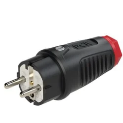 WTYCZKA GUMOWA 16A 2P+Z 230V UNI‑SCHUKO IP54 TAURUS2 0521‑SR