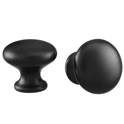 GAŁKA MEBLOWA 27MM CZARNA 2SZT. IKEA ENERYDA