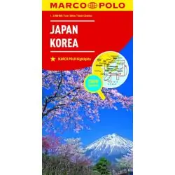 JAPAN KOREA MAPA ZOOM SYSTEM 1:2 000 000