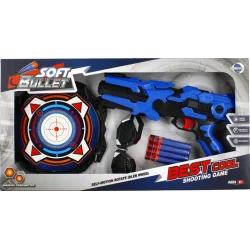 PISTOLET NA STRZAŁKI Z AKCESORIAMI MEGA CREATIVE 6+