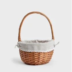 KOSZYK CARELLO WIKLINOWY ŚREDNI 25 CM HOMLA