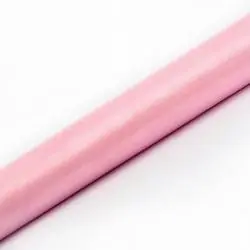 ORGANZA GŁADKA JASNORÓŻOWA 36CM X 9 M TKANINA DEKORACYJNA