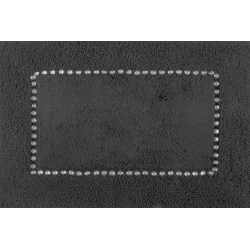 DYWANIK ŁAZIENKOWY CHIC 50X70 CM CZARNY