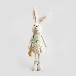 FIGURKA SKRZAT JOLY KRÓLIK DZIEWCZYNKA Z TELESKOPOWYMI NOGAMI 20X12X72 CM HOMLA