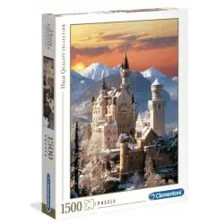PUZZLE ZAMEK NEUSCHWANSTEIN 1500 ELEMENTÓW CLEMENTONI 14+