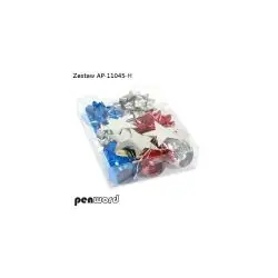 ZESTAW DO PAKOWANIA PREZENTÓW 4 ROZETKI + 3 KOKONY