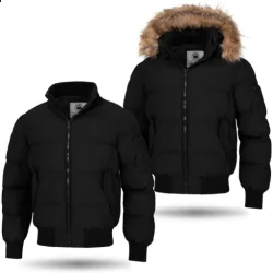 PITBULL KURTKA ZIMOWA MĘSKA PIKOWANA Z KAPTUREM ROZMIAR L