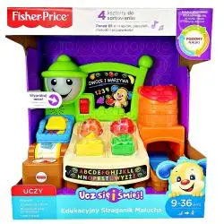 INTERAKTYWNY STRAGANIK MALUCHA FISHER-PRICE UCZ SIĘ I ŚMIEJ POLSKA WERSJA 9-36M