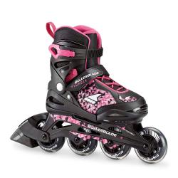ROLKI DZIEWCZĘCE ROLLERBLADE THUNDER REGULOWANE BLACK/PINK 29–33