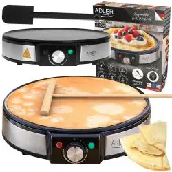 NALEŚNIKARKA 1600W Z NIEPRZYWIERAJĄCĄ POWŁOKĄ ADLER AD 3058