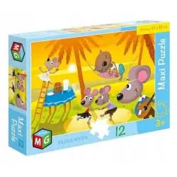 PUZZLE MAXI WIELKA WYSPA 12 ELEMENTÓW MULTIGRA 3+