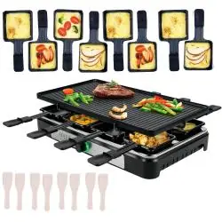 GRILL RACLETTE ADLER AD 6616 ELEKTRYCZNY 1400W 8 PATELENEK