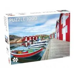 PUZZLE FISHING HUTS IN SMOGEN 1000 ELEMENTÓW EUROGRAPHICS 10+