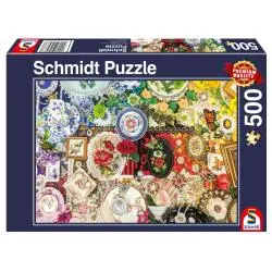 PUZZLE KOLOROWE OZDOBY 500 ELEMENTÓW SCHMIDT 8+