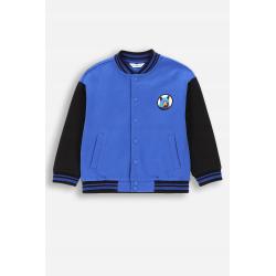 BLUZA ROZPINANA CHŁOPIĘCA BASEBALLÓWKA KOBALTOWA ROZMIAR 104 COCCODRILLO