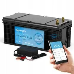 AKUMULATOR LITOWY LiFePO4 KEPWORTH 24V 100Ah BLUETOOTH SOLARY KAMPER JACHT